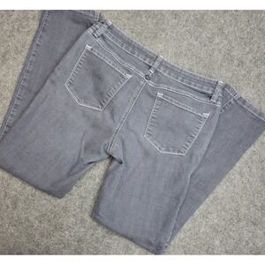 Prana Jeans Womens 6/28 Gray Denim Dark Wash Kayla  Flat Front Skinny Leg Preppy